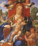 Albrecht Durer The Madonna with the Siskin oil painting reproduction